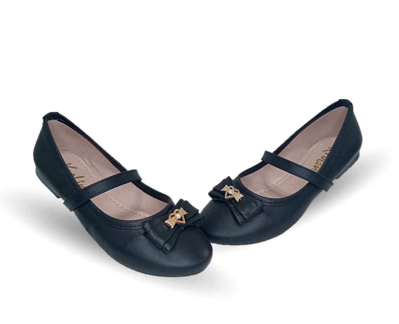 Zapato Escolar con elástico Karoline 122 Negro para niña