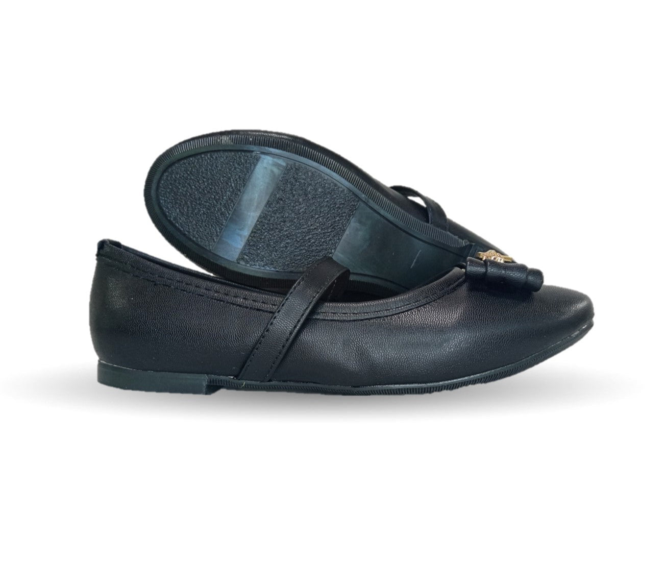 Zapato Escolar con elástico Karoline 122 Negro para niña