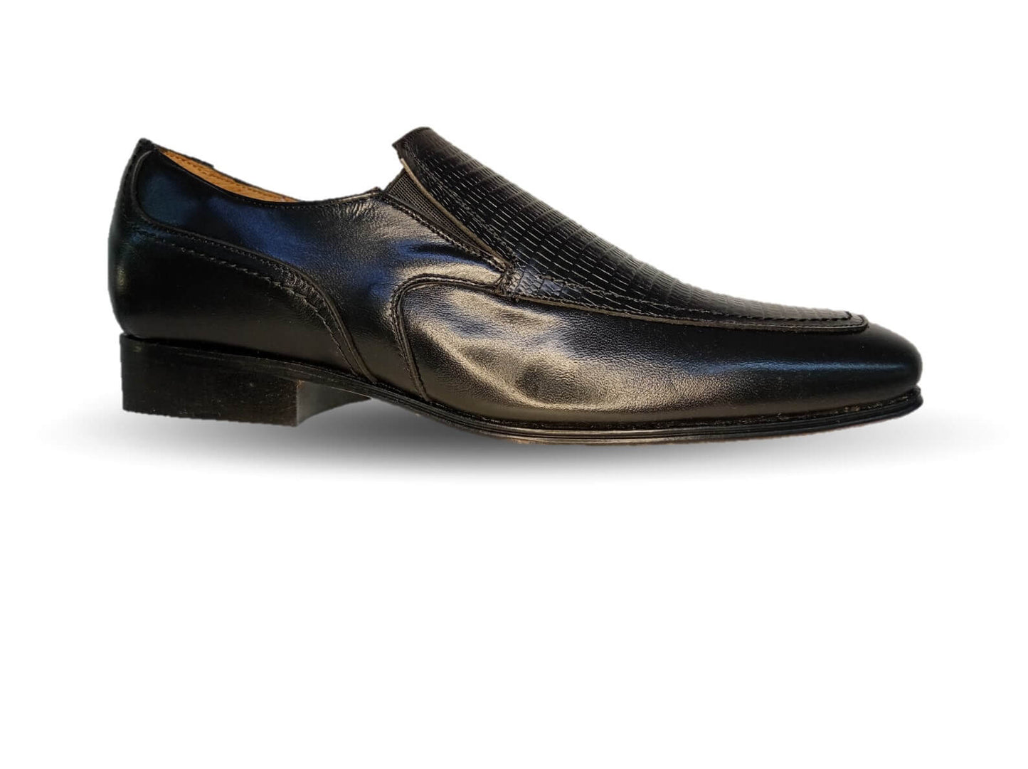 Zapatos de Vestir de piel de ternera con suela de cuero Karsson 3001 Negro para hombre