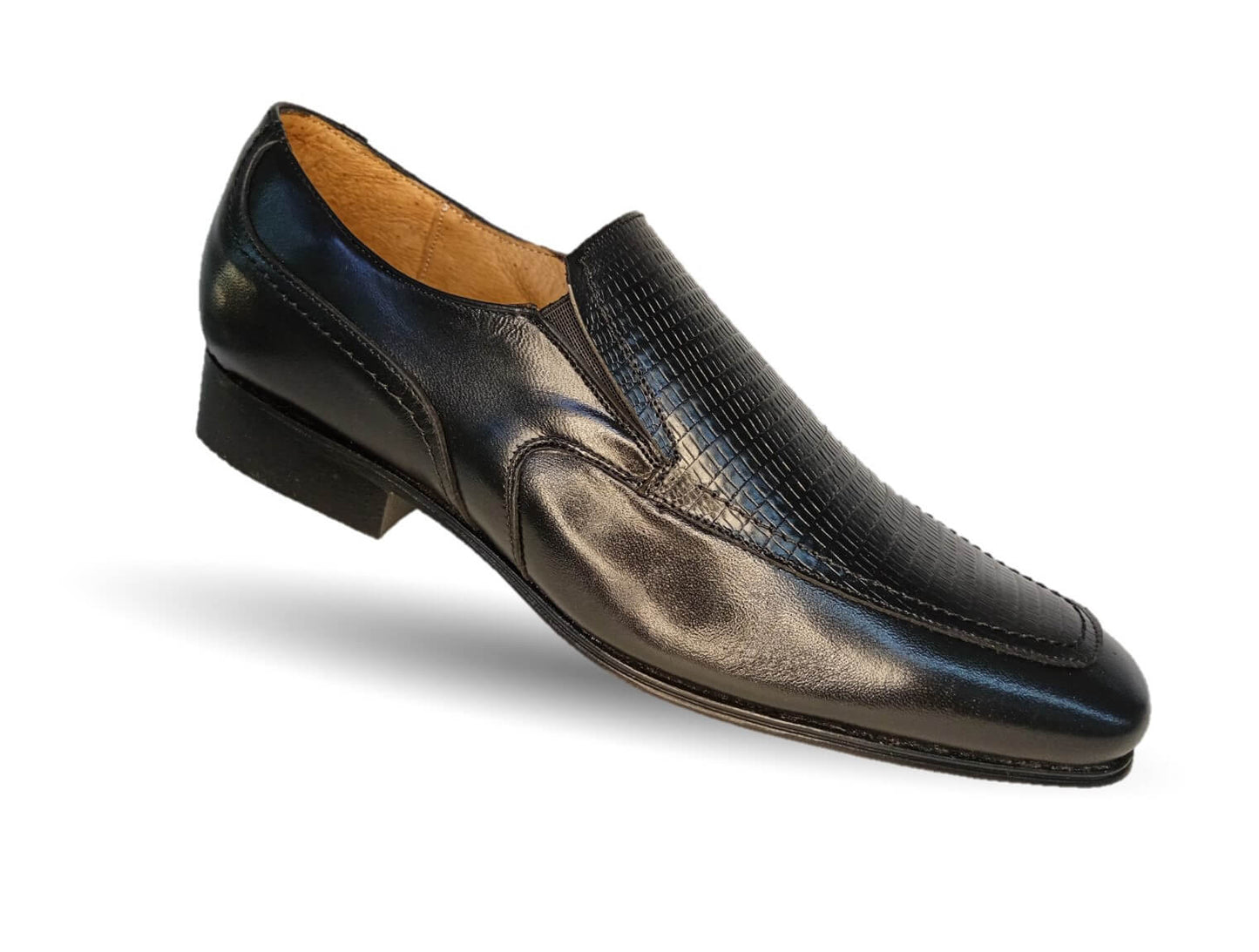 Zapatos de Vestir de piel de ternera con suela de cuero Karsson 3001 Negro para hombre