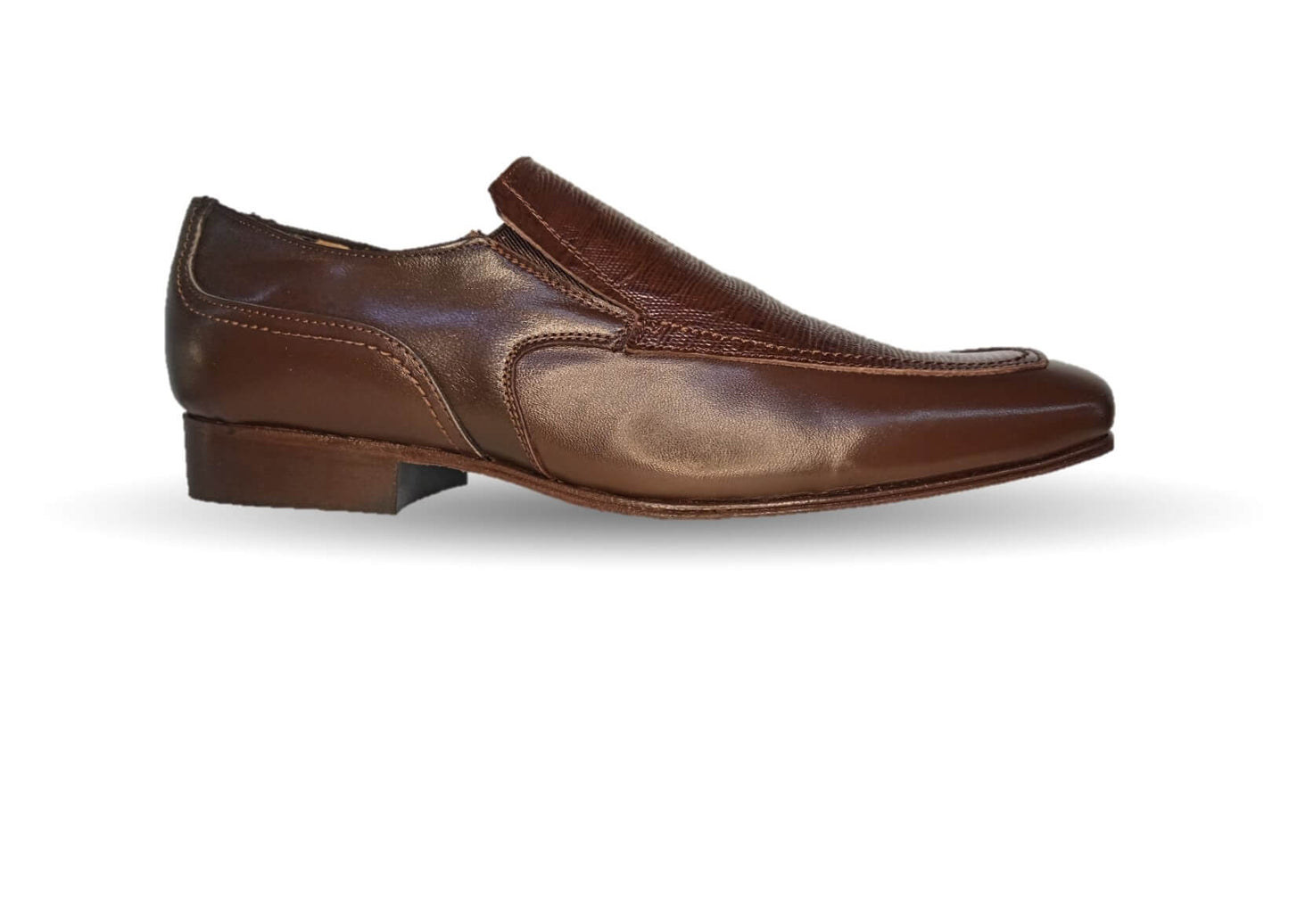 Zapatos de Vestir de piel de ternera con suela de cuero Karsson 3001 Tabaco para hombre