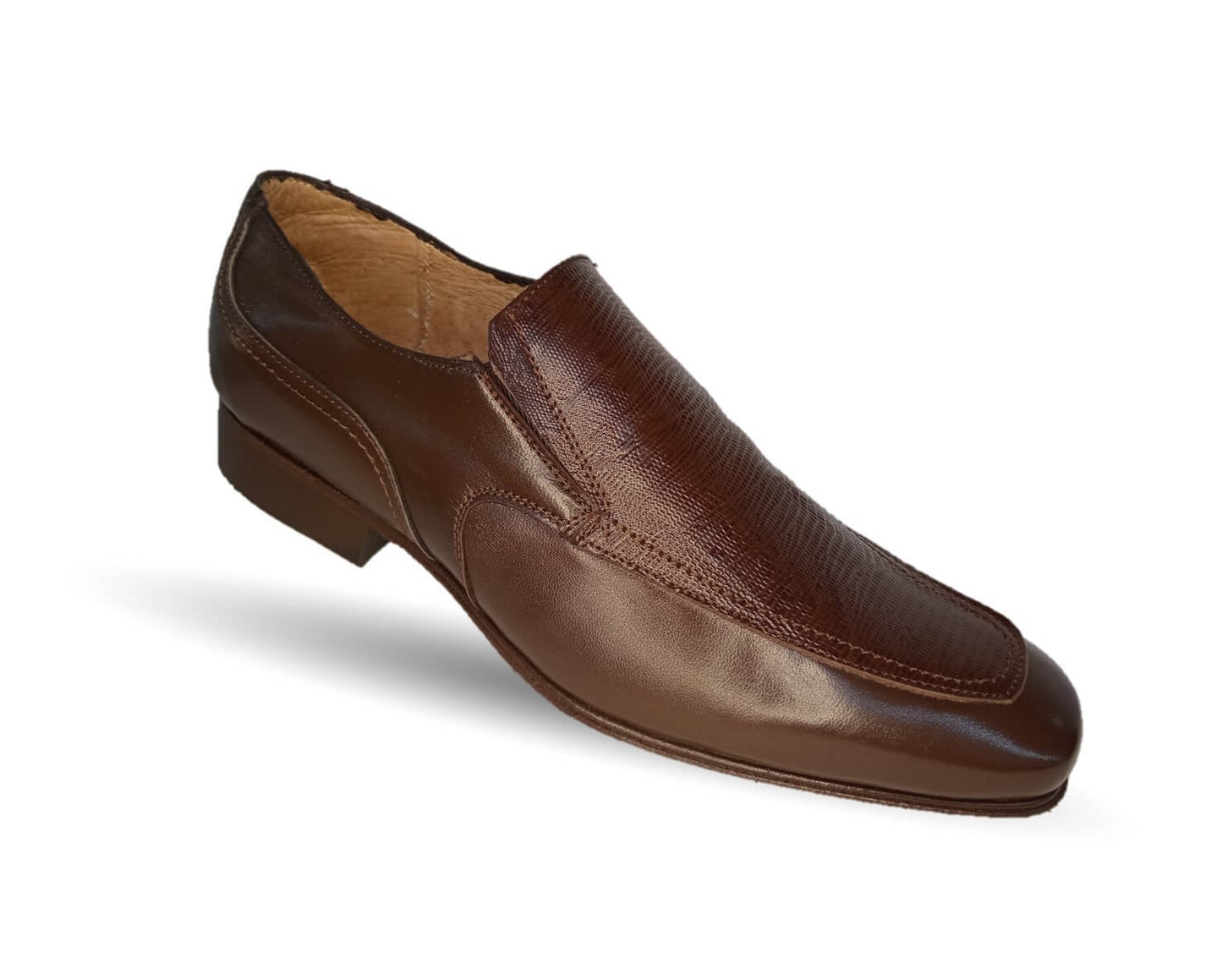 Zapatos de Vestir de piel de ternera con suela de cuero Karsson 3001 Tabaco para hombre