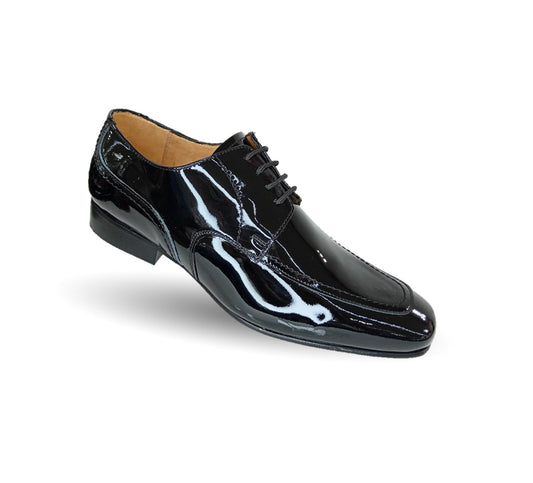 Zapatos de Vestir de piel de ternera con suela de cuero Karsson 3006 Charol Negro para hombre