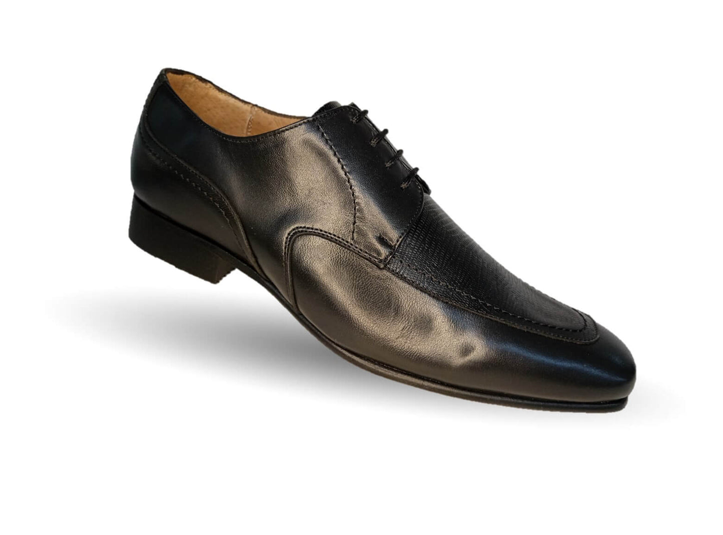 Zapatos de Vestir de piel de ternera con suela de cuero Karsson 3006 Negro para hombre