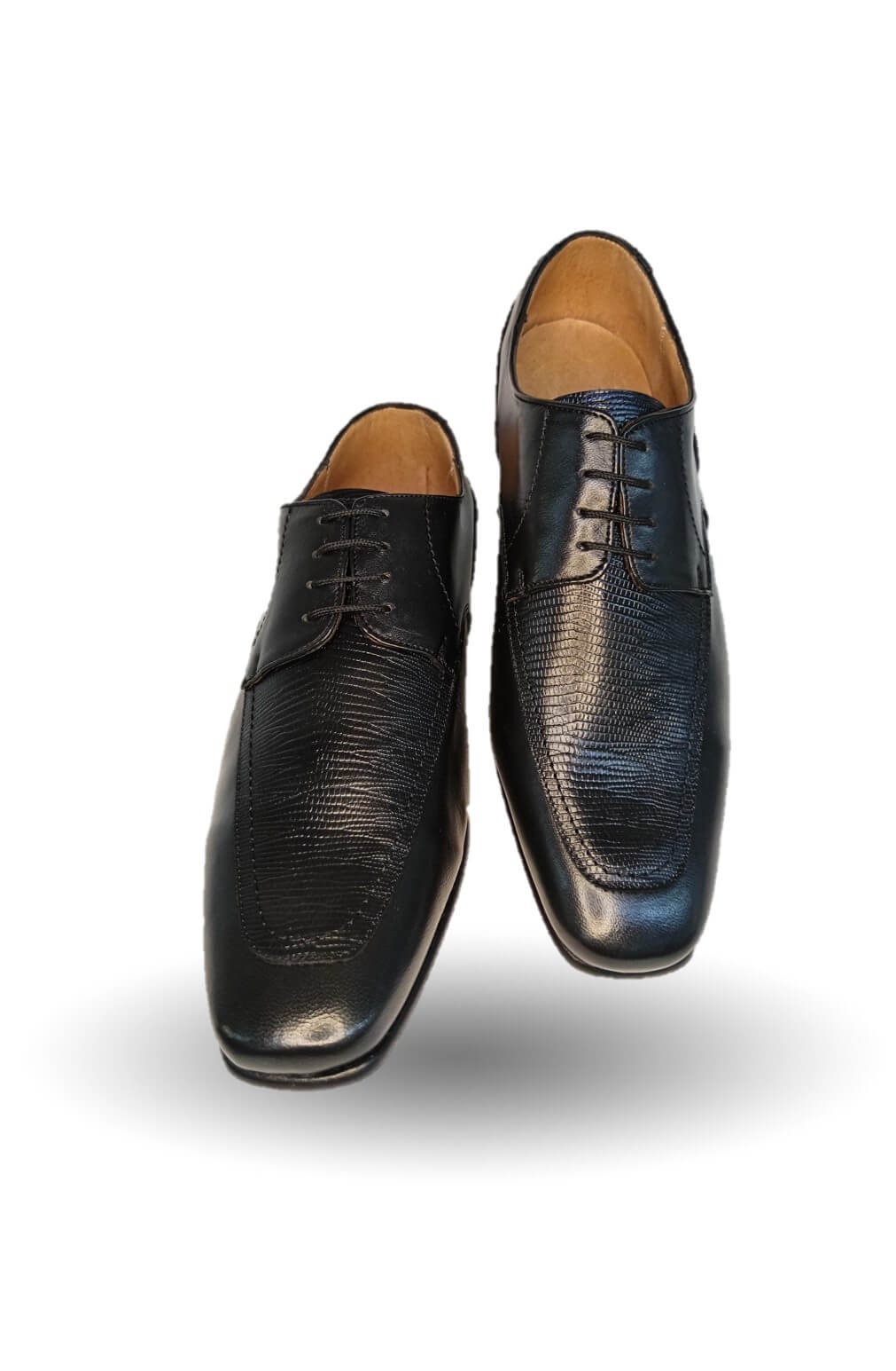 Zapatos de Vestir de piel de ternera con suela de cuero Karsson 3006 Negro para hombre
