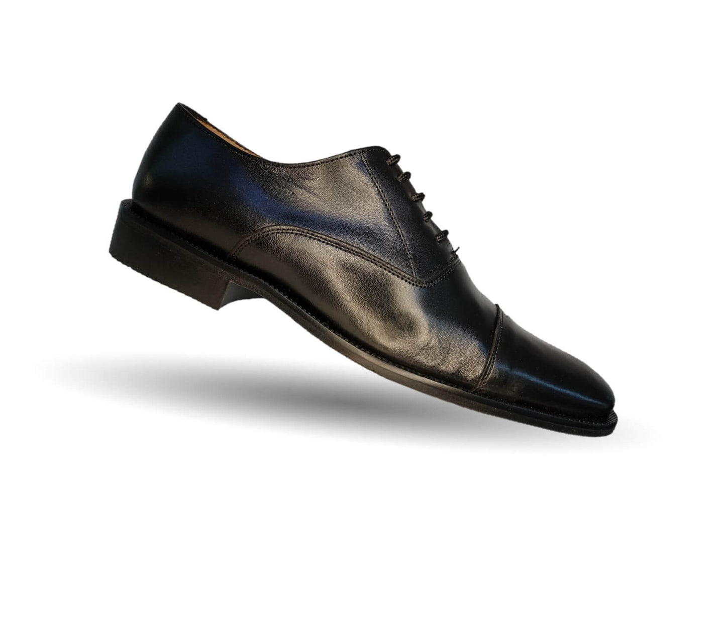 Zapatos de Vestir de piel de ternera con suela de cuero Karsson 3008 Negro para hombre