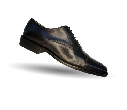 Zapatos de Vestir de piel de ternera con suela de cuero Karsson 3008 Negro para hombre