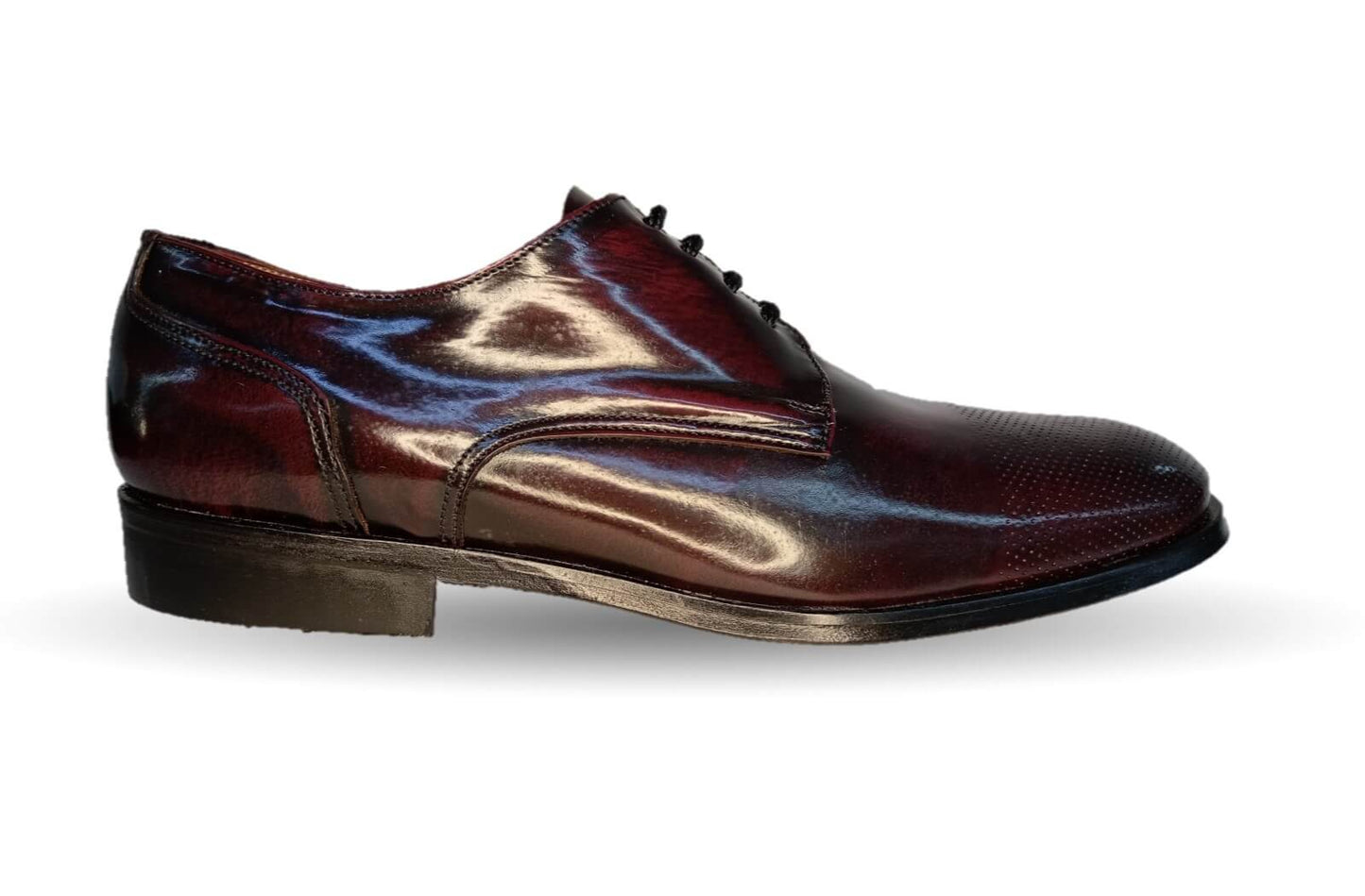 Zapatos de Vestir de piel de ternera con suela de cuero Karsson 31 Vino para hombre