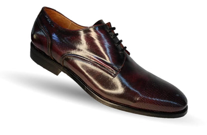 Zapatos de Vestir de piel de ternera con suela de cuero Karsson 31 Vino para hombre