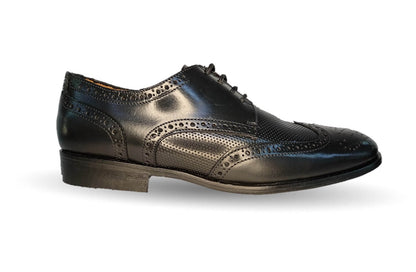 Zapatos de Vestir de piel de ternera con suela de cuero Karsson 32 Negro para hombre