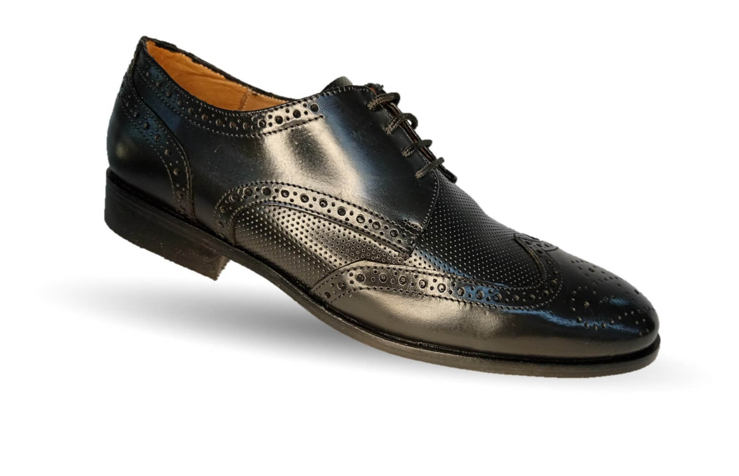 Zapatos de Vestir de piel de ternera con suela de cuero Karsson 32 Negro para hombre