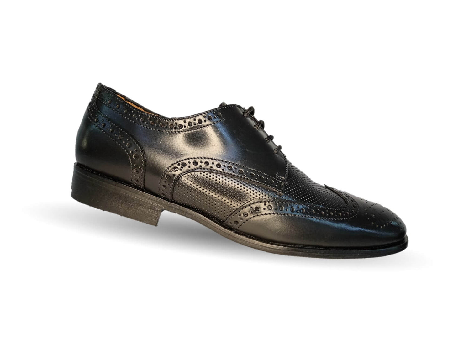 Zapatos de Vestir de piel de ternera con suela de cuero Karsson 32 Negro para hombre