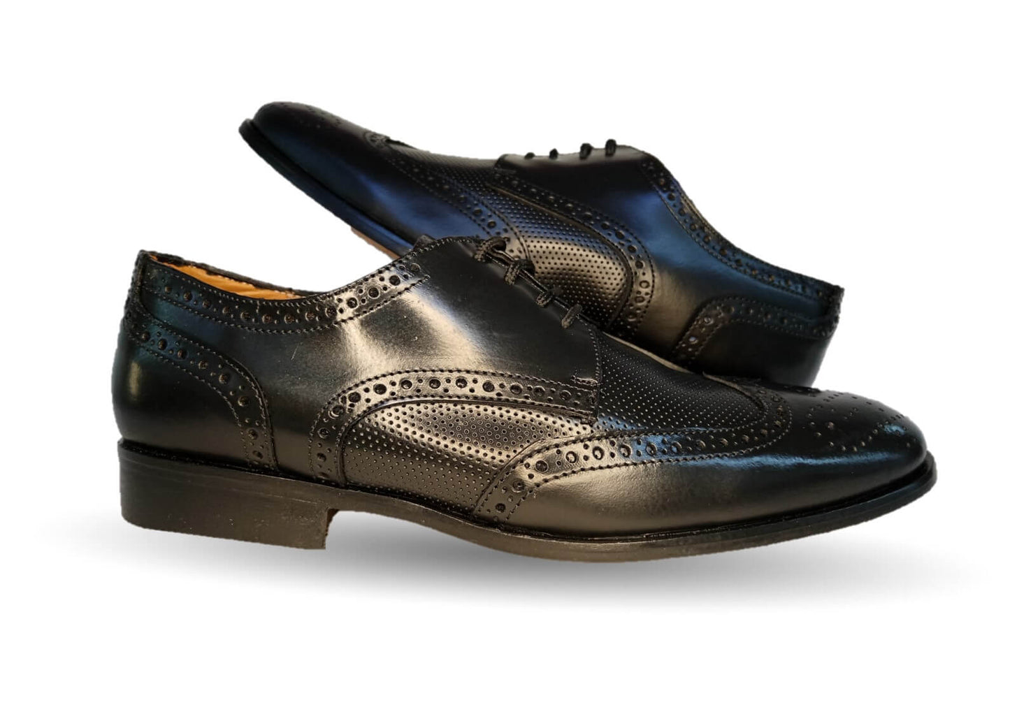 Zapatos de Vestir de piel de ternera con suela de cuero Karsson 32 Negro para hombre