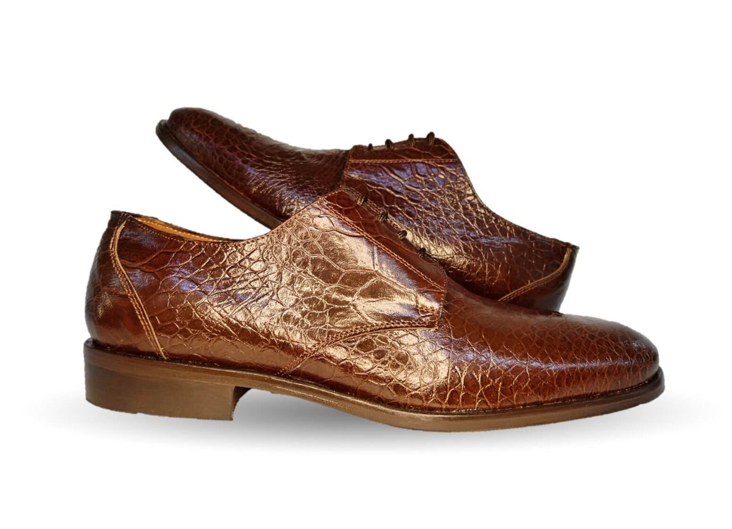 Zapatos de Vestir de piel de ternera con suela de cuero Karsson 45 Café para hombre