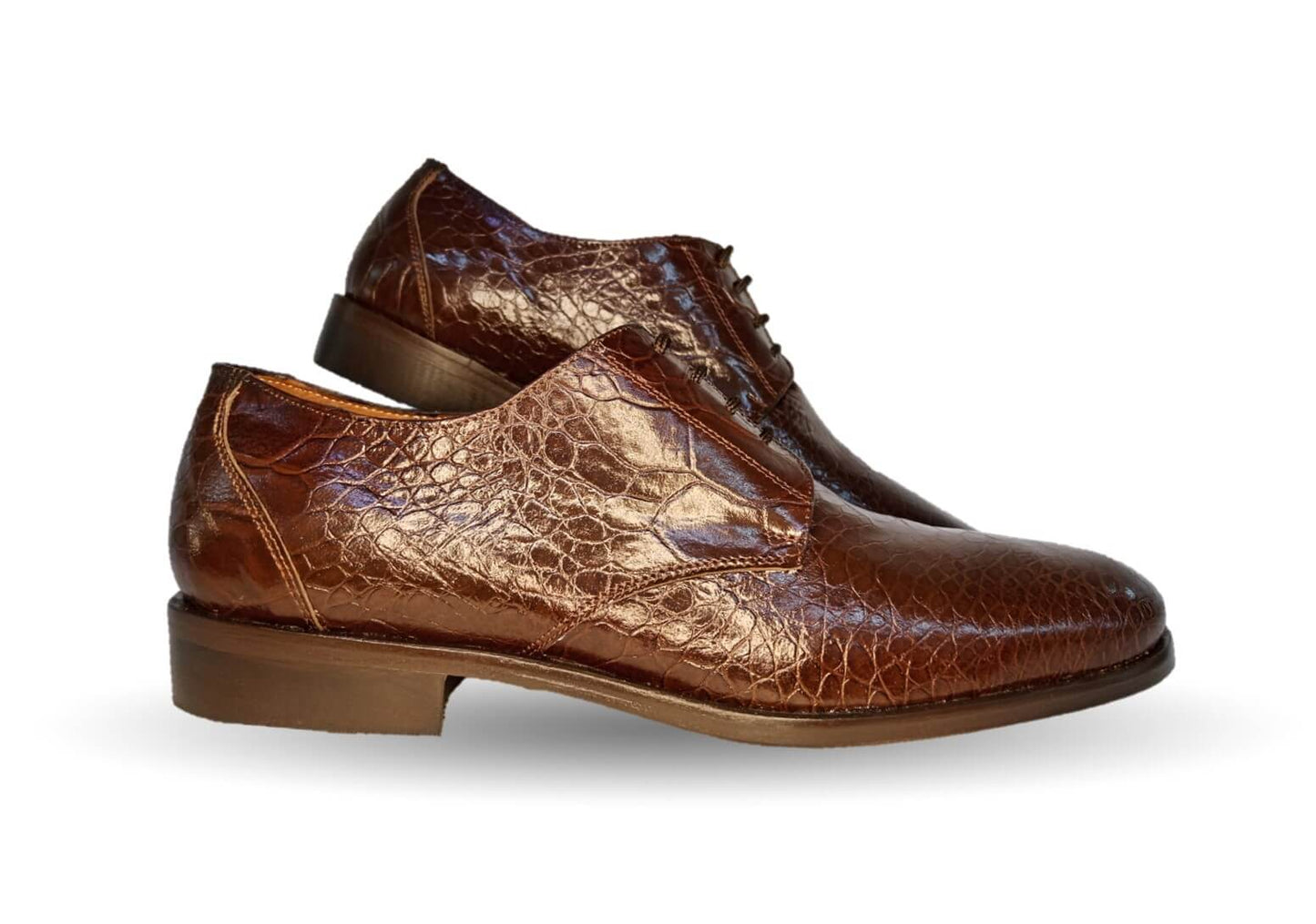 Zapatos de Vestir de piel de ternera con suela de cuero Karsson 45 Café para hombre