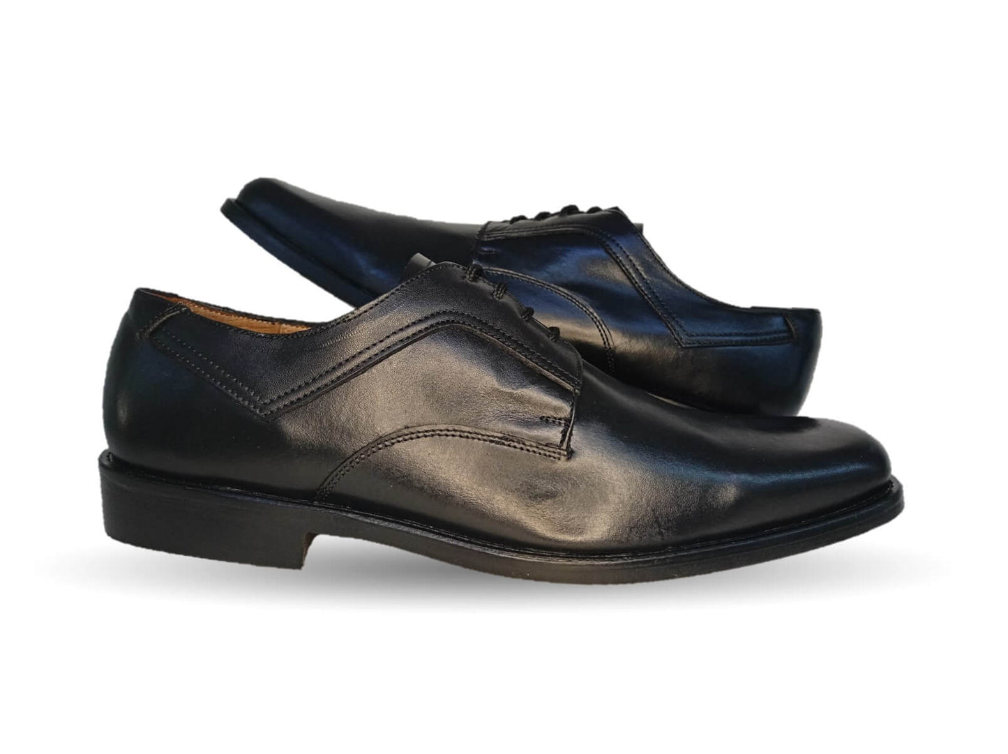 Zapatos de Vestir de piel de ternera con suela de cuero Karsson 487 Negro para hombre