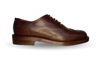 Zapatos de Vestir de piel de ternera con suela de cuero Karsson 62 Café para hombre
