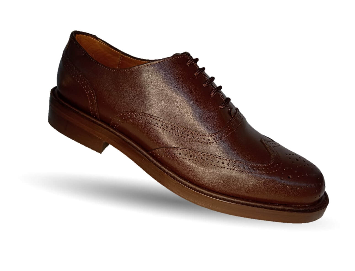 Zapatos de Vestir de piel de ternera con suela de cuero Karsson 62 Café para hombre