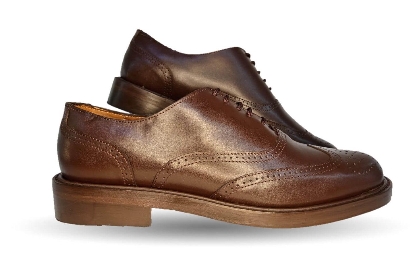 Zapatos de Vestir de piel de ternera con suela de cuero Karsson 62 Café para hombre
