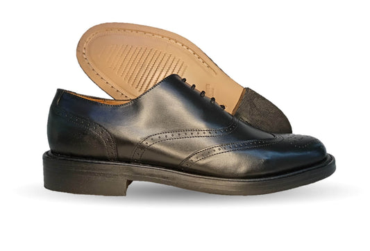 Zapatos de Vestir de piel de ternera con suela de cuero Karsson 62 Negro para hombre