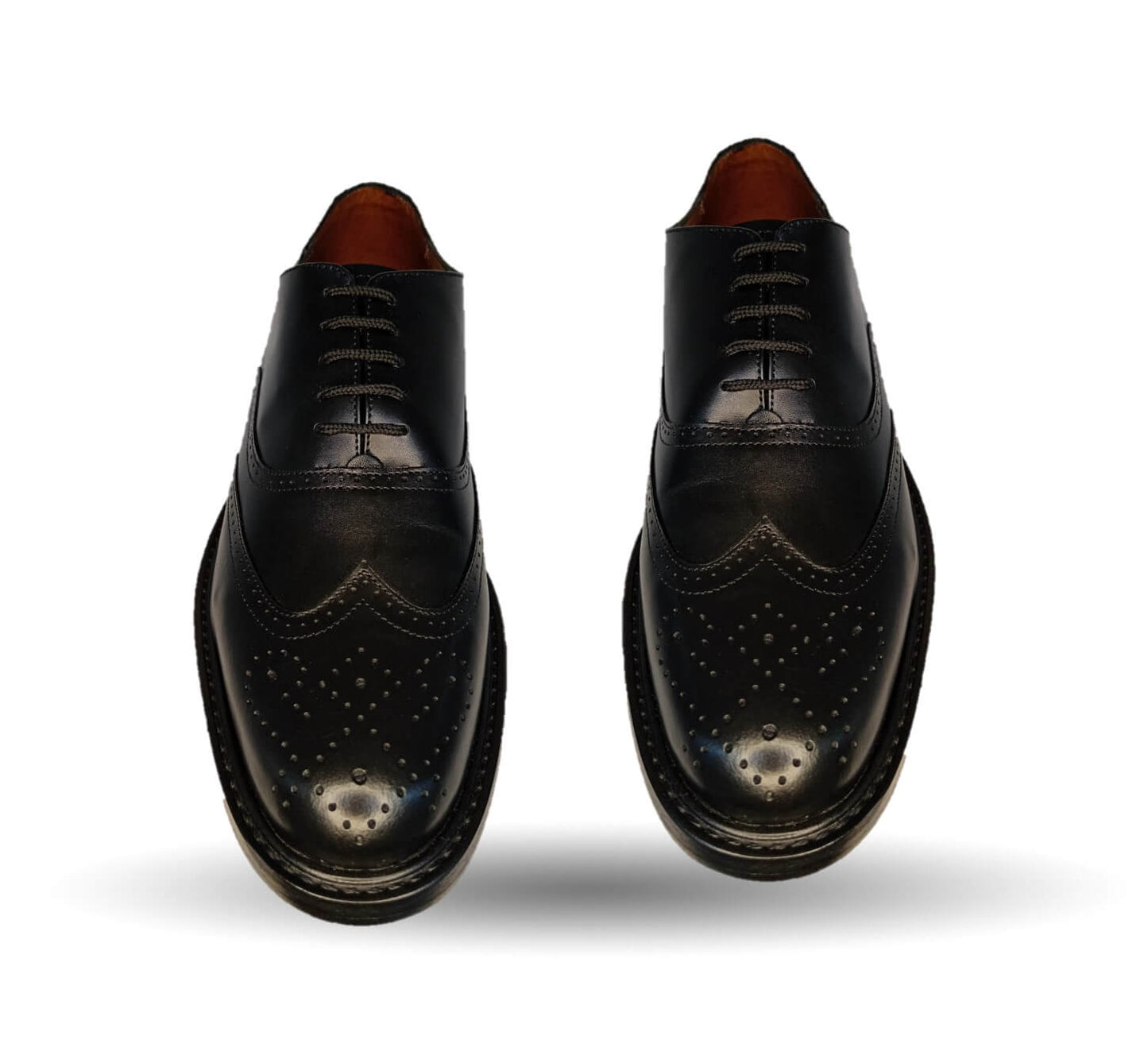 Zapatos de Vestir de piel de ternera con suela de cuero Karsson 62 Negro para hombre