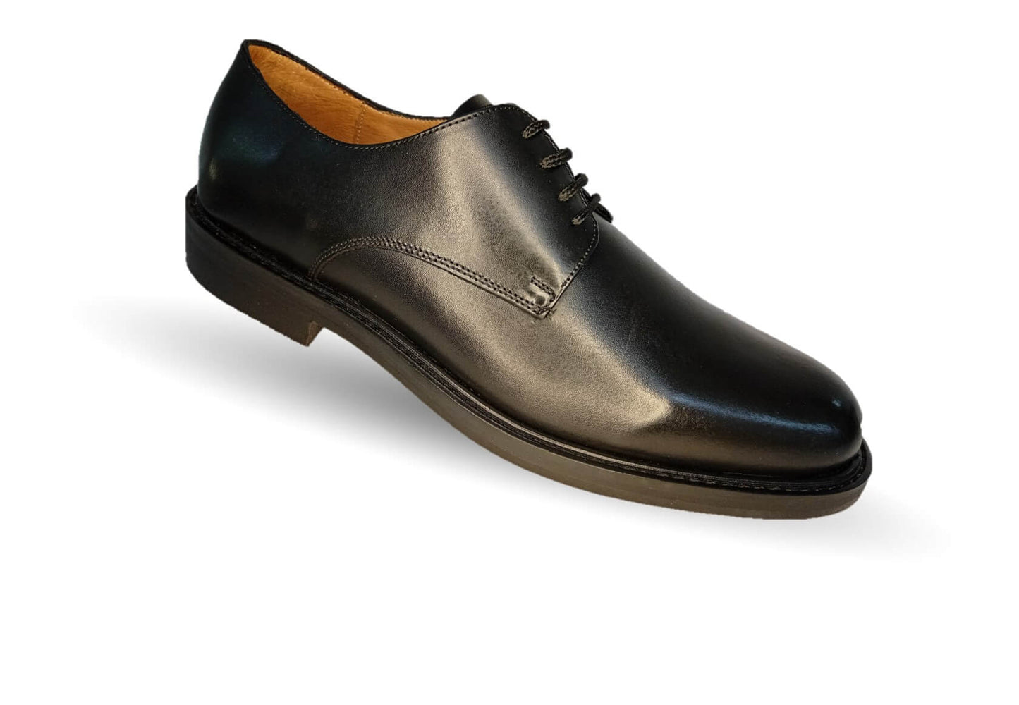 Zapatos de Vestir de piel de ternera con suela de cuero Karsson 68 Negro para hombre