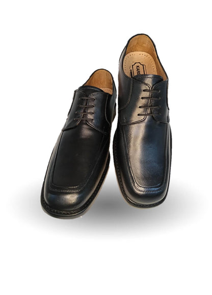 Zapatos de Vestir de piel de ternera con suela de cuero Karsson 7041 Negro para hombre