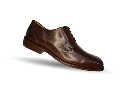 Zapatos de Vestir de piel de ternera con suela de cuero Karsson 7041 Tabaco para hombre