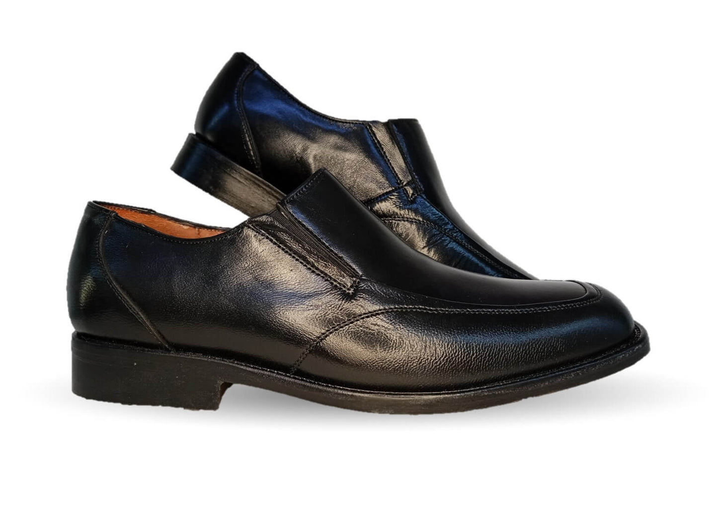 Zapatos de Vestir de piel de ternera con suela de cuero Karsson 7042 Negro para hombre