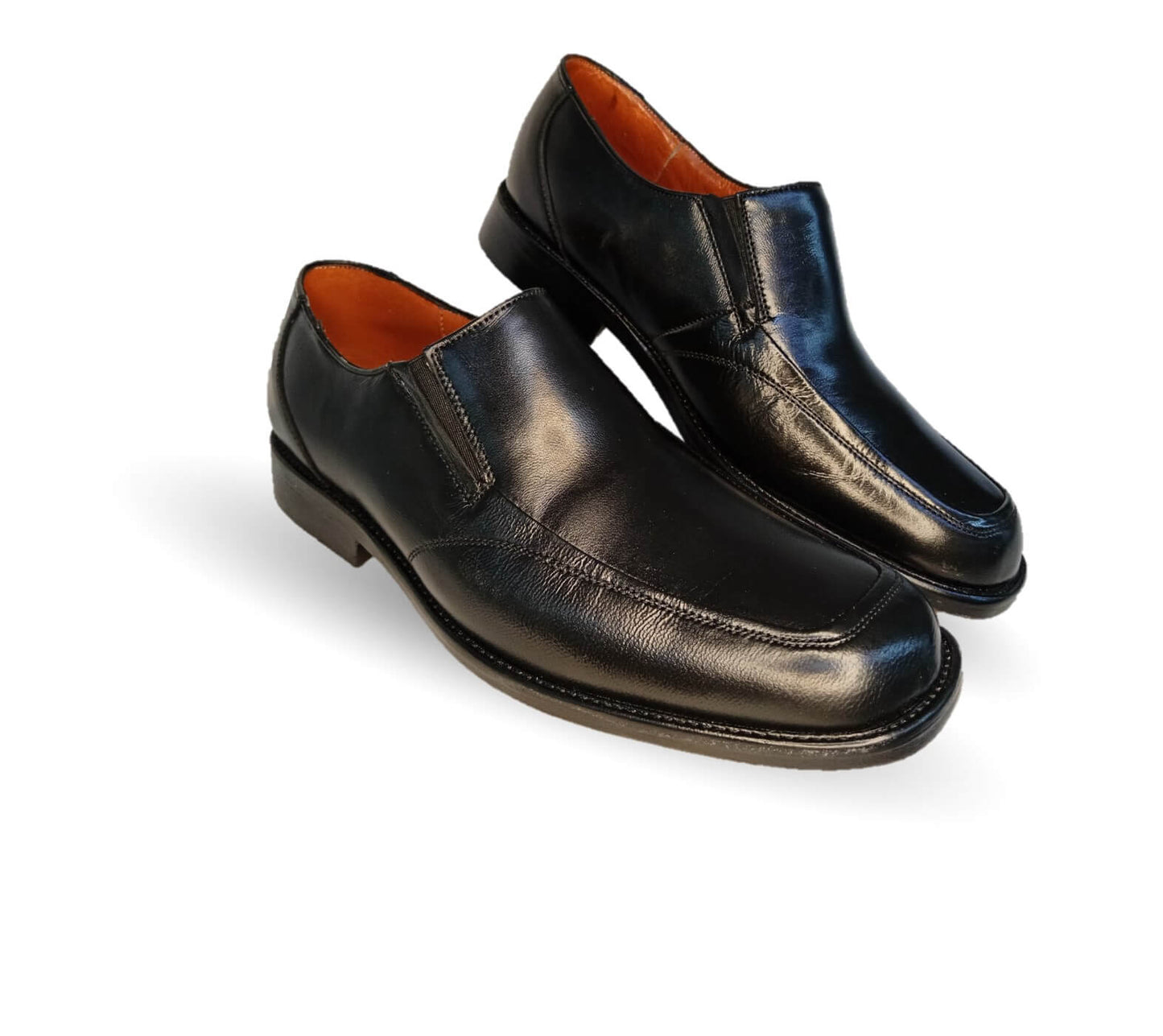 Zapatos de Vestir de piel de ternera con suela de cuero Karsson 7042 Negro para hombre