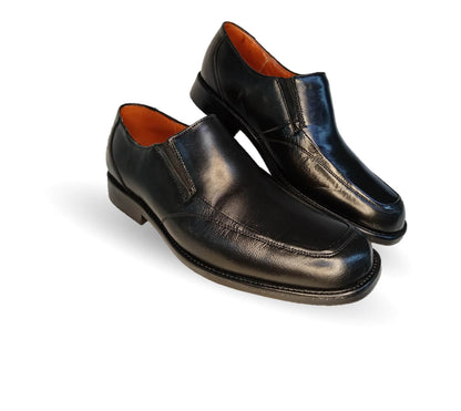 Zapatos de Vestir de piel de ternera con suela de cuero Karsson 7042 Negro para hombre