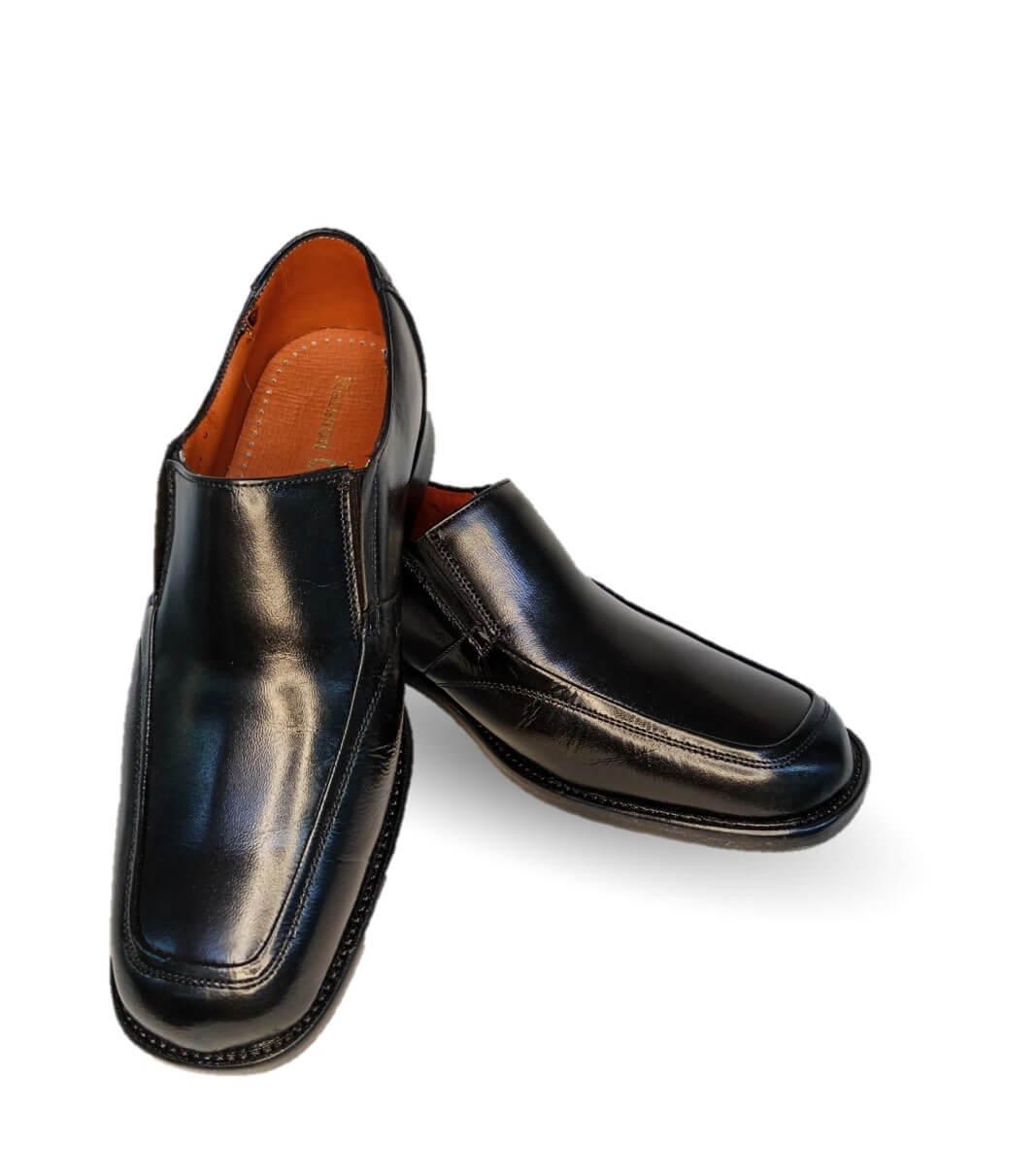 Zapatos de Vestir de piel de ternera con suela de cuero Karsson 7042 Negro para hombre