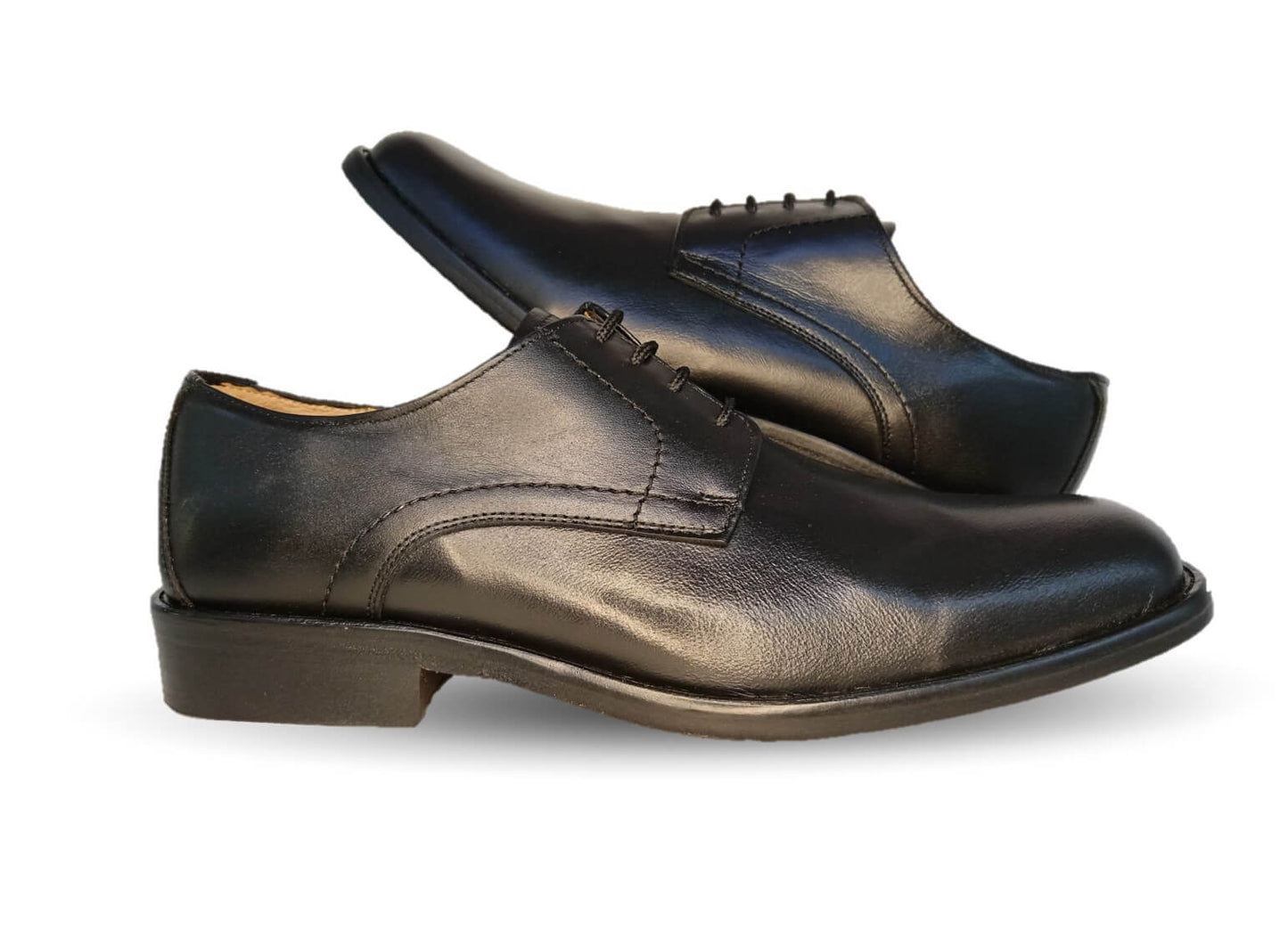 Zapatos de Vestir de piel de ternera con suela de cuero Karsson 7050 Negro para hombre