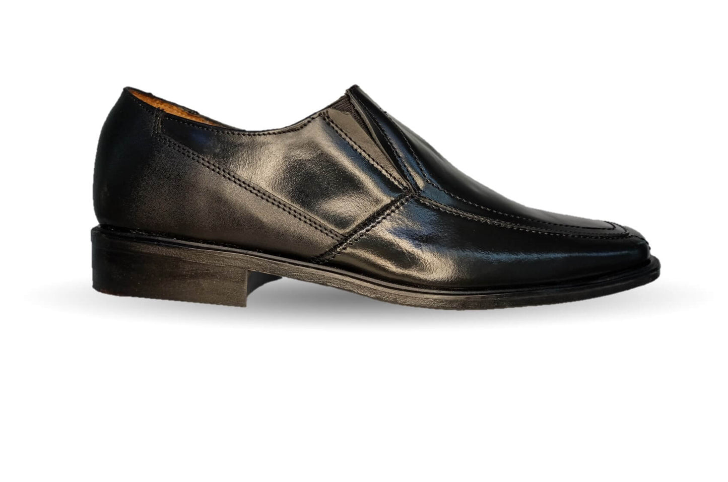 Zapatos de Vestir de piel de ternera con suela de cuero Karsson 77 Negro para hombre