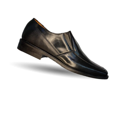 Zapatos de Vestir de piel de ternera con suela de cuero Karsson 77 Negro para hombre