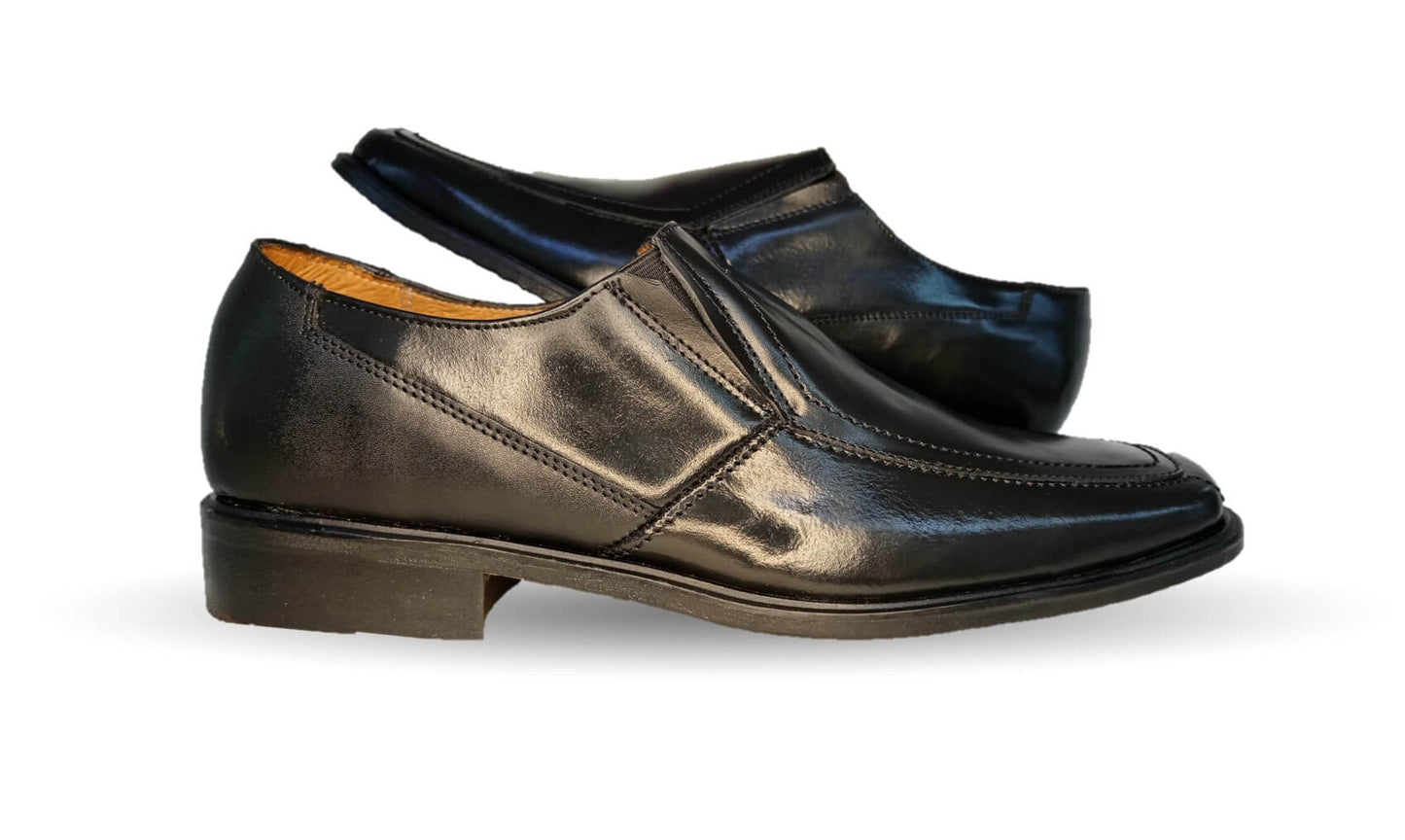 Zapatos de Vestir de piel de ternera con suela de cuero Karsson 77 Negro para hombre
