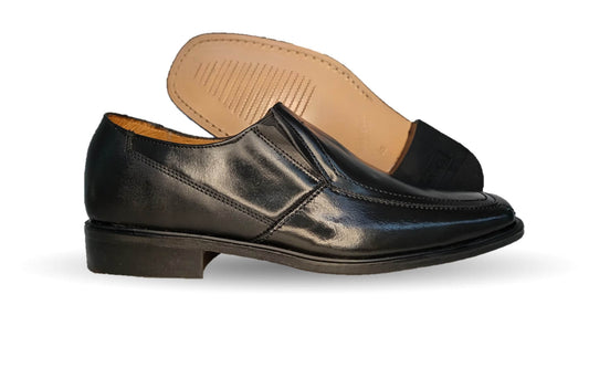Zapatos de Vestir de piel de ternera con suela de cuero Karsson 77 Negro para hombre