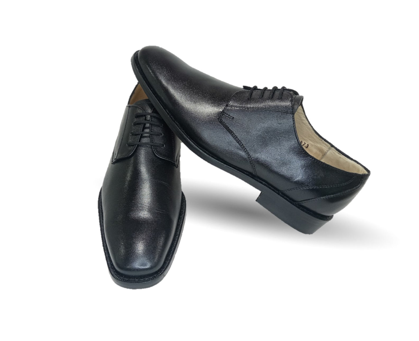 Zapatos de Vestir de piel de ternera con suela de cuero Karsson 873 Negro para hombre