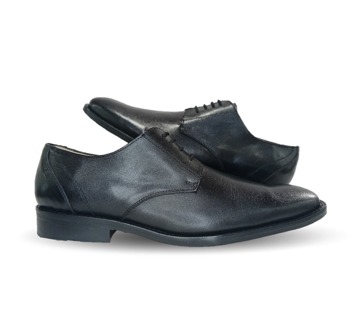 Zapatos de Vestir de piel de ternera con suela de cuero Karsson 873 Negro para hombre