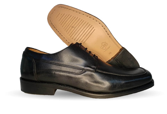 Zapatos de Vestir de piel de ternera con suela de cuero Karsson 9006 Negro para hombre