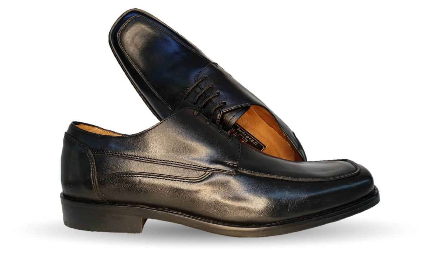 Zapatos de Vestir de piel de ternera con suela de cuero Karsson 9006 Negro para hombre