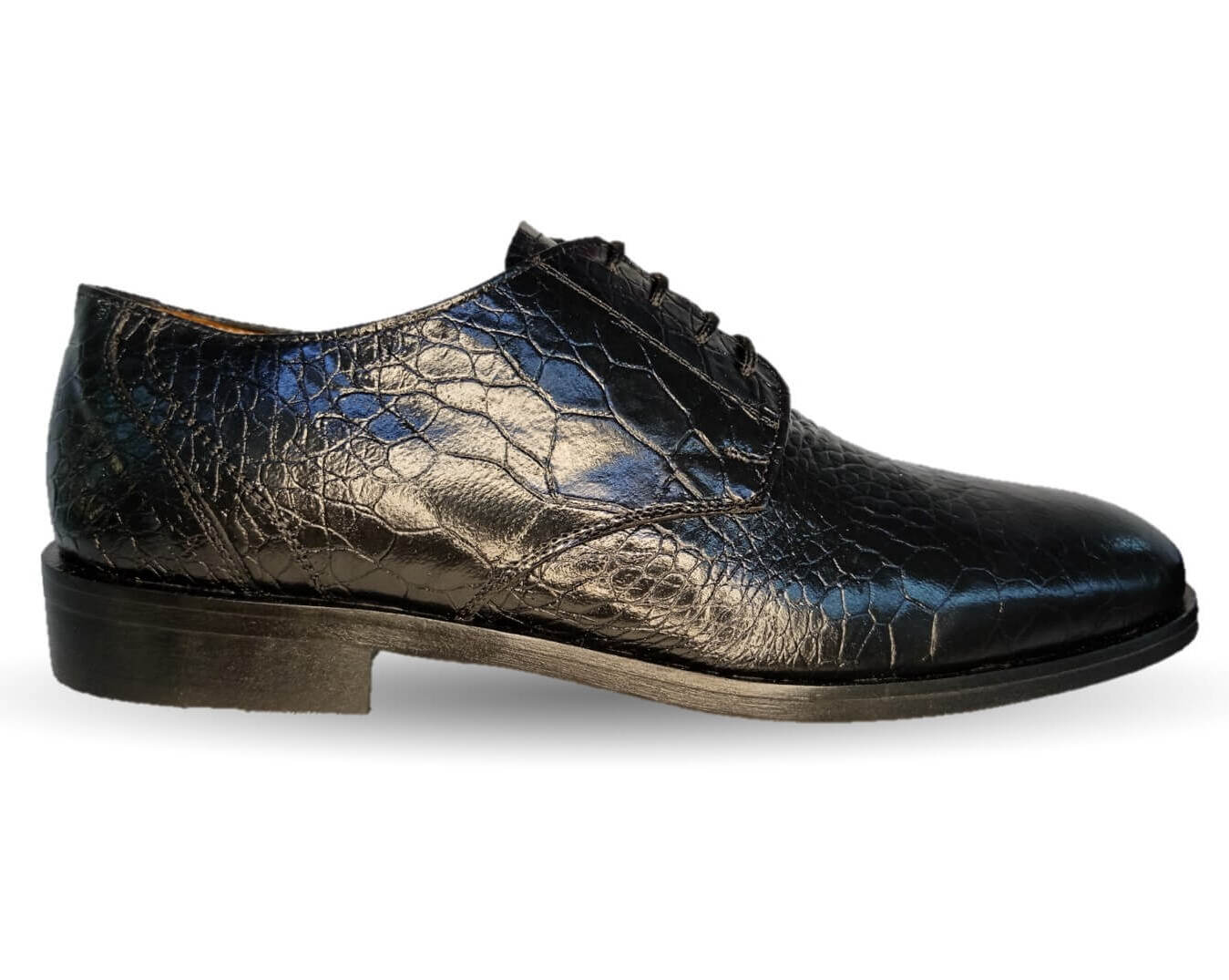 Zapatos de Vestir de piel de ternera con suela de cuero Karsson 45 Negro para hombre