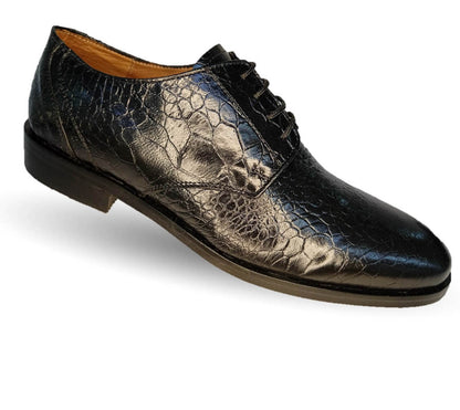 Zapatos de Vestir de piel de ternera con suela de cuero Karsson 45 Negro para hombre