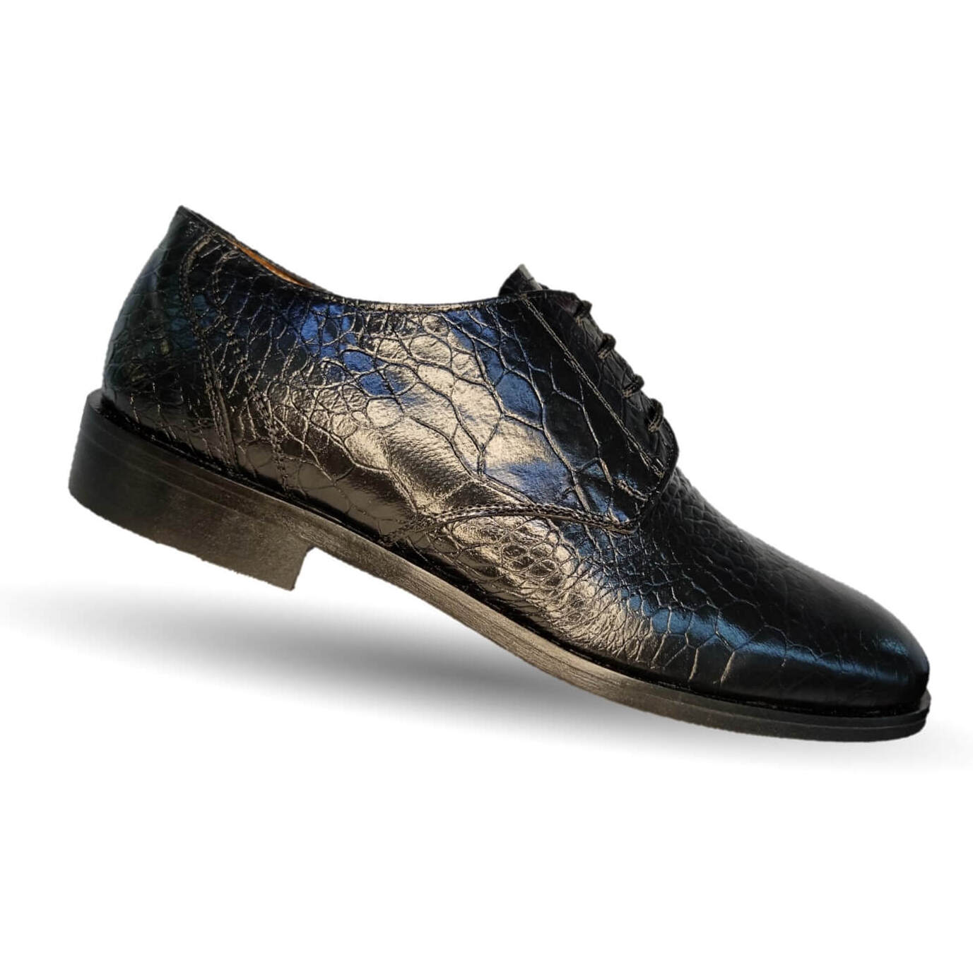 Zapatos de Vestir de piel de ternera con suela de cuero Karsson 45 Negro para hombre