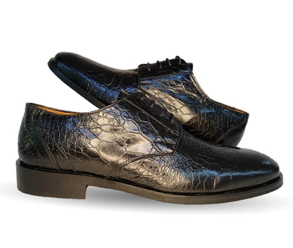 Zapatos de Vestir de piel de ternera con suela de cuero Karsson 45 Negro para hombre