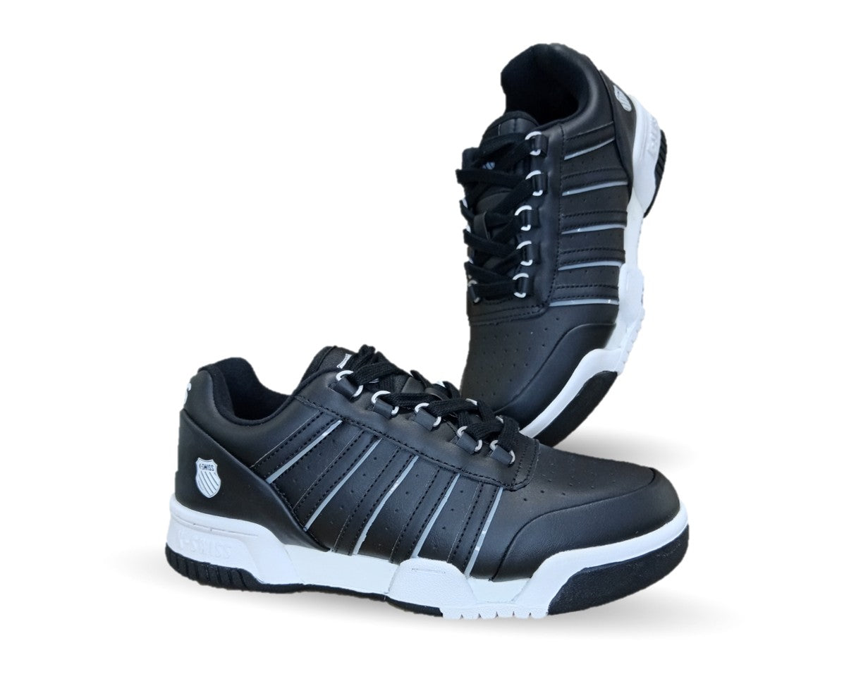 Tenis Urbano K Swiss 002 Negro/Blanco para hombre