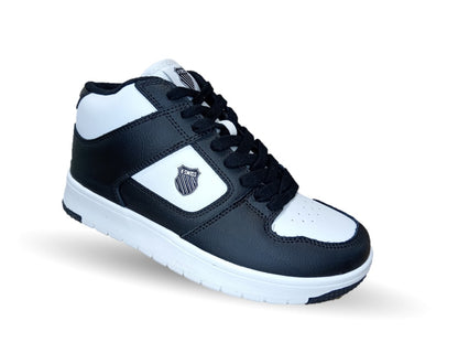Tenis Urbano de piel K Swiss 010 Negro/Blanco para mujer