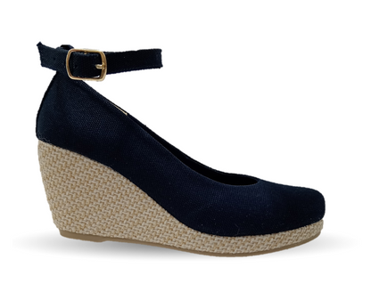 Sandalia tipo Alpargata Lady Christian 1163 Marino para mujer
