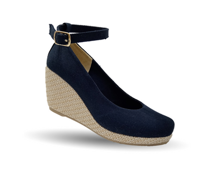 Sandalia tipo Alpargata Lady Christian 1163 Marino para mujer