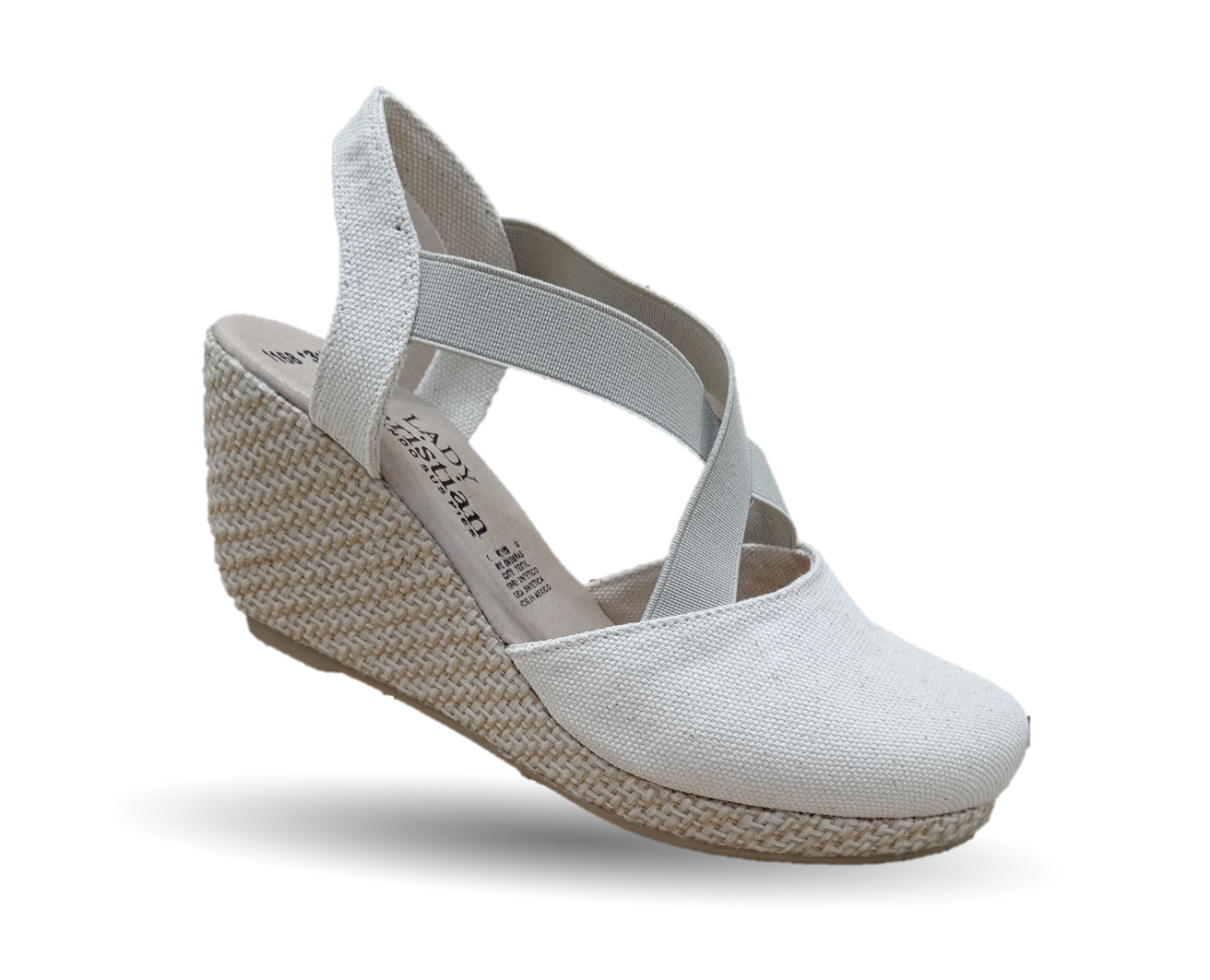 Sandalia tipo Alpargata Lady Christian 1168 Crudo para mujer
